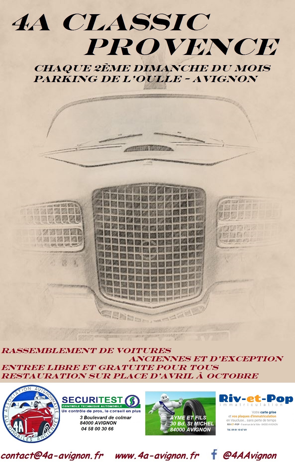 Affiche facel 2 avec pub