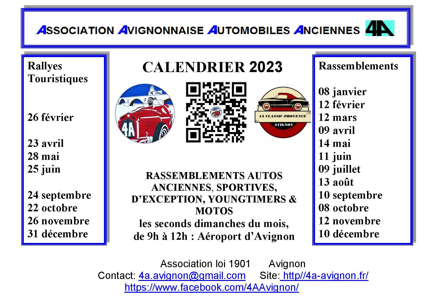 Mini calendrier 2023