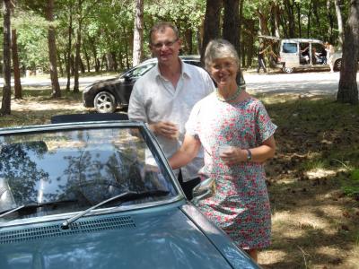 Rencontre de touristes allemands