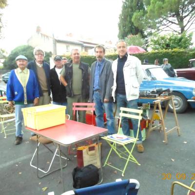 Vide garage: photo de famille